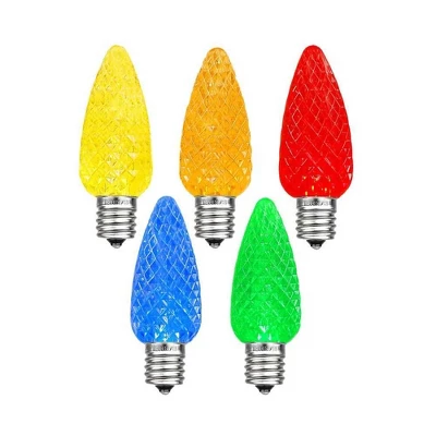 Novelty Lights C9 LED Faceted Christmas Replacement Bulbs Dimmable 25 Pack 12 Novelty Lights C9 LED Faceted Christmas Replacement Bulbs Dimmable 25 Pack - Image 12
