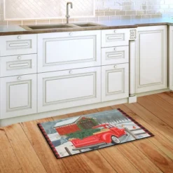 Briarwood Lane Festive Covered Bridge Christmas Doormat Red Pickup Truck Indoor Outdoor 30" X 18" 5 Briarwood Lane Festive Covered Bridge Christmas Doormat Red Pickup Truck Indoor Outdoor 30" X 18" -Christmas Decorations GUEST c06c2216 e40b 45c7 ad1e ad4850086b4f