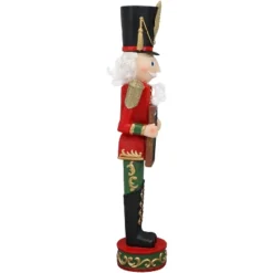 Sunnydaze Decor Sunnydaze Indoor/Outdoor Porch Or Living Room Polyresin Friedrich The Nutcracker With Sign Christmas Holiday Decoration - 36" -Christmas Decorations GUEST c0c35cea 17b9 4e2a b47d 440bdbfa0a74