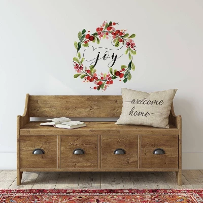 Merry Christmas Wreath Peel And Stick Wall Decal - RoomMates 2 Merry Christmas Wreath Peel And Stick Wall Decal - RoomMates - Image 2