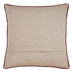 Saro Lifestyle Merry Christmas Pillow - Down Filled, 18" Square, Natural