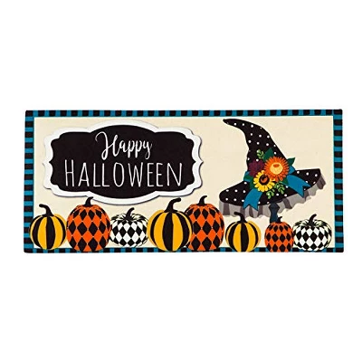 Evergreen Indoor Outdoor Doormat Bundle Set Of 5 - Frame And 4 Welcome Seasonal Inserts Halloween Christmas Thanksgiving Bless This Home 2 Evergreen Indoor Outdoor Doormat Bundle Set Of 5 - Frame And 4 Welcome Seasonal Inserts Halloween Christmas Thanksgiving Bless This Home - Image 2