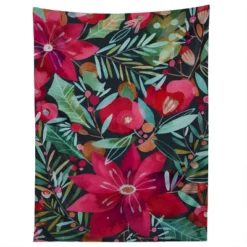 CayenaBlanca Watercolour Christmas Flowers Tapestry - Society6 5 CayenaBlanca Watercolour Christmas Flowers Tapestry - Society6 -Christmas Decorations GUEST c55a9df1 c665 4da1 a930 c38f18fe1ab7