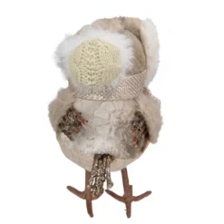 Northlight 6" Beige And White Plush Bird In Earmuffs Christmas Figure -Christmas Decorations GUEST c5e2668e fdce 44a1 b8de 40f4cfe549c3