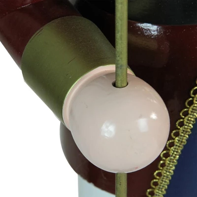 Northlight 48" Burgundy And White Wooden Christmas Nutcracker King With Scepter 2 Northlight 48" Burgundy And White Wooden Christmas Nutcracker King With Scepter - Image 2