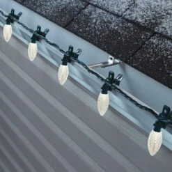 NOMA Quick Clip C9 LED Christmas String Lights, 66.8 Foot