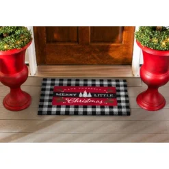 Evergreen Merry Little Christmas Sassafras Indoor Outdoor Switch Doormat 1'10"x10" Red 6 Evergreen Merry Little Christmas Sassafras Indoor Outdoor Switch Doormat 1'10"x10" Red -Christmas Decorations GUEST d014ad73 b376 403a b7bd 0667ddabdd36