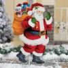 Collections Etc Santa Claus With Gift Sack Outdoor Christmas Stake