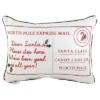 Christmas 19.0" North Pole Express Pillow Santa Claus Mail Home Decor Little Birdie The Little Birdie - Decorative Pillow