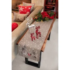 11.5"x18.5" White Christmas Lumbar Throw Pillow - Pillow Perfect 7 11.5"x18.5" White Christmas Lumbar Throw Pillow - Pillow Perfect -Christmas Decorations GUEST d87c3b10 64ff 4ccb bead 984de650078c