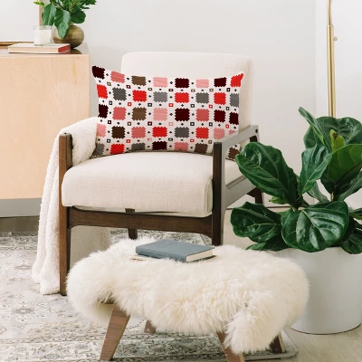 Showmemars Christmas Quilt Pattern No3 Oblong Throw Pillow - Society6 1 Showmemars Christmas Quilt Pattern No3 Oblong Throw Pillow - Society6