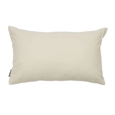 12"x20" Oversize Christmas Elves Applique Embroidered Lumbar Throw Pillow Ivory - Evergrace 2 12"x20" Oversize Christmas Elves Applique Embroidered Lumbar Throw Pillow Ivory - Evergrace - Image 2