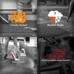 1'8"x2'6" Aqua Shield 'Merry Christmas' Door Mat - Bungalow Flooring -Christmas Decorations GUEST e76cc85e ad2a 460b af82 07a73da27001