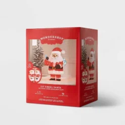 32" Tinsel Santa Christmas Novelty Sculpture Light With 4 Interchangeable Faces - Wondershop™ 9 32" Tinsel Santa Christmas Novelty Sculpture Light With 4 Interchangeable Faces - Wondershop™ -Christmas Decorations GUEST ef27964d 15a0 472a a17e fadf22413f7f