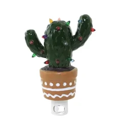 Transpac Christmas Cactus Night Light - 1 Night Light 7.25 Inches - Lights Plant Tree - - Dolomite - Green 6 Transpac Christmas Cactus Night Light - 1 Night Light 7.25 Inches - Lights Plant Tree - - Dolomite - Green -Christmas Decorations GUEST f0d04ef7 f94b 4d12 b746 3263be74d8c4