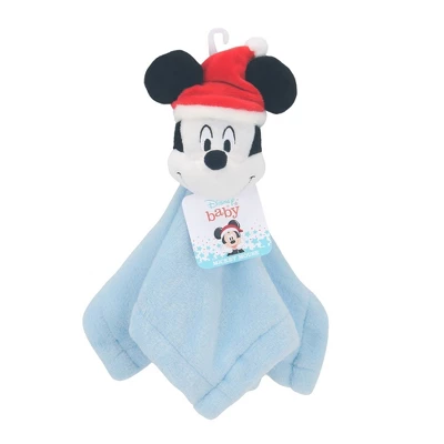 Lambs & Ivy Disney Baby Mickey Mouse Holiday/Christmas Security Blanket - Lovey 4 Lambs & Ivy Disney Baby Mickey Mouse Holiday/Christmas Security Blanket - Lovey - Image 4