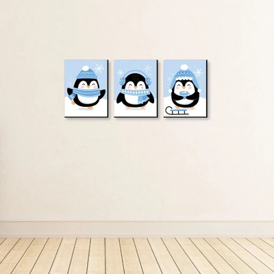 Big Dot Of Happiness Winter Penguins - Holiday Nursery Wall Art And Christmas Home Decor - 7.5 X 10 Inches - Set Of 3 Prints 2 Big Dot Of Happiness Winter Penguins - Holiday Nursery Wall Art And Christmas Home Decor - 7.5 X 10 Inches - Set Of 3 Prints - Image 2
