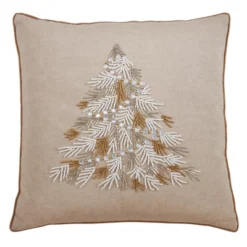 Saro Lifestyle Beaded Christmas Tree Decorative Pillow Cover 5 Saro Lifestyle Beaded Christmas Tree Decorative Pillow Cover -Christmas Decorations GUEST f4df4767 42a8 433e 9881 52b45de5effd