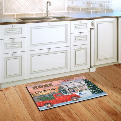 Home For Christmas Doormat Pickup Truck Indoor Outdoor 30" X 18" Briarwood Lane 3 Home For Christmas Doormat Pickup Truck Indoor Outdoor 30" X 18" Briarwood Lane - Image 3