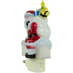 Northlight 6.25" Santa In Chimney Frosted Christmas Night Light 8 Northlight 6.25" Santa In Chimney Frosted Christmas Night Light -Christmas Decorations GUEST f8deeda6 24a6 45eb 9339 5ed660aa9b52