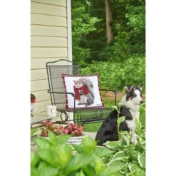 C&F Home 18" X 18" Plaid Squirrel Indoor / Outdoor Christmas Holiday Throw Pillow 11 C&F Home 18" X 18" Plaid Squirrel Indoor / Outdoor Christmas Holiday Throw Pillow -Christmas Decorations GUEST fa9ab4aa eaea 446a 9ad9 a0e7049e2f24