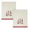 Avanti Christmas Gnomes 2 Pc Bath Towel Set