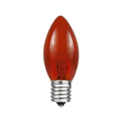 Novelty Lights C9 Incandescent Traditional Vintage Christmas Replacement Bulbs 25 Pack